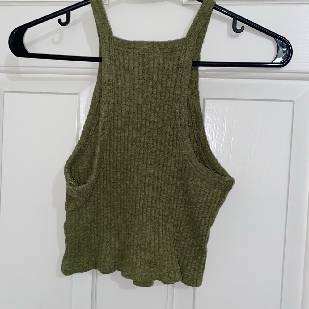 Crop top- Olive green